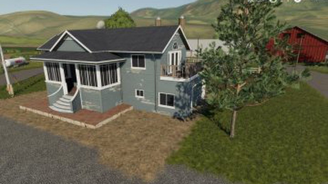 FS19 Placeable house with sleep trigger v1.0