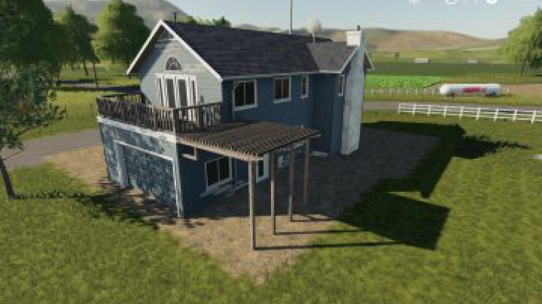 FS19 Placeable house with sleep trigger v1.0