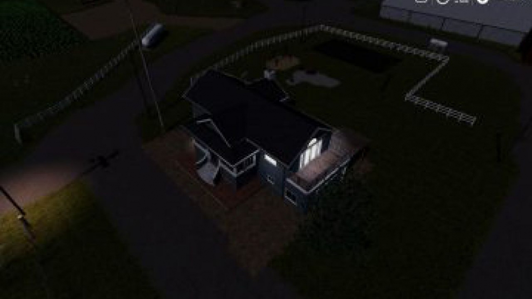 FS19 Placeable house with sleep trigger v1.0