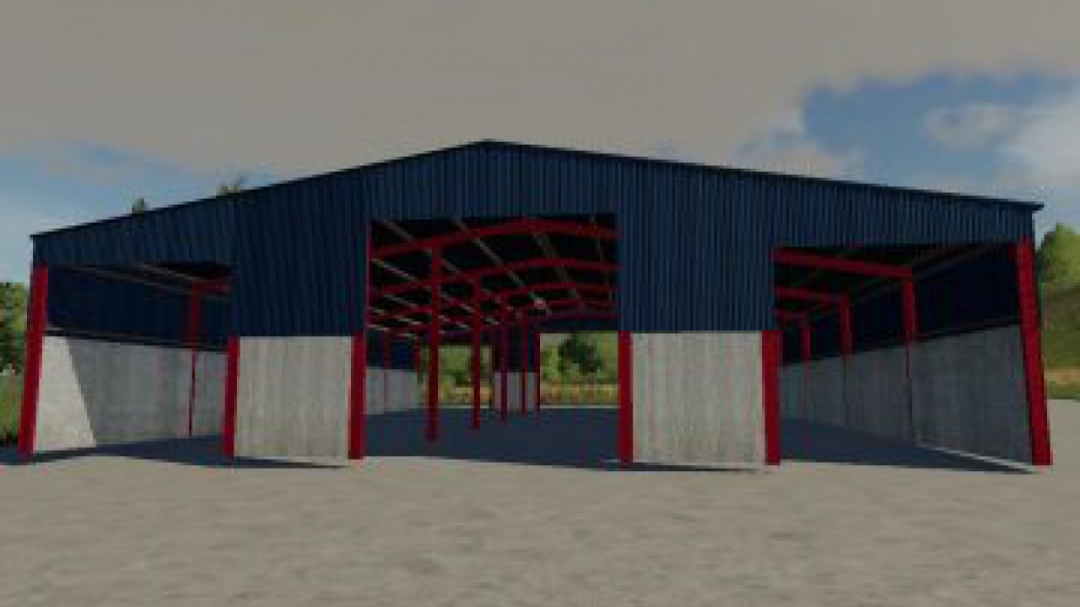 FS19 Small beef shed v1.0