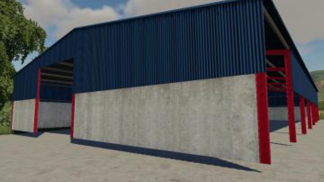 FS19 Beef shed big v1.0