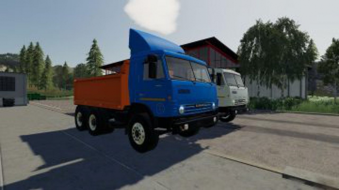 FS19 Kamaz 53212 plus semi trailer