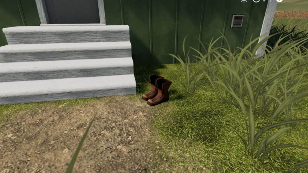 FS19 Farm Boots Placeable with sleep trigger v1.0