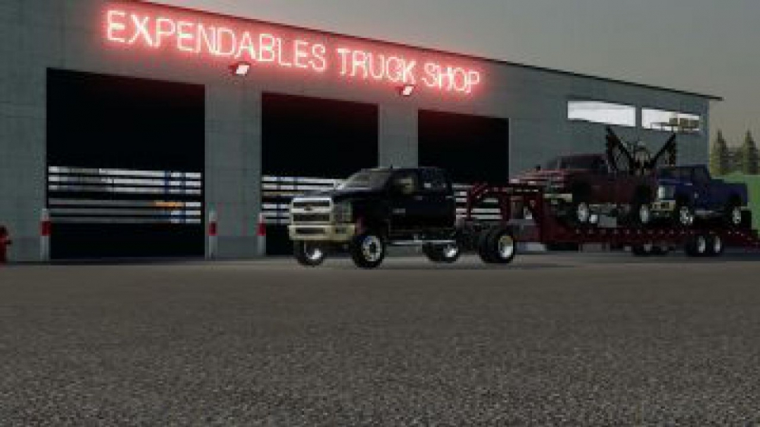 FS19 Expendables place-able workshop v1.0