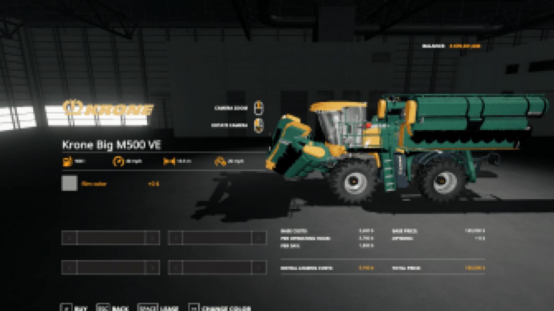 FS19 KRONE BIG M500 VE