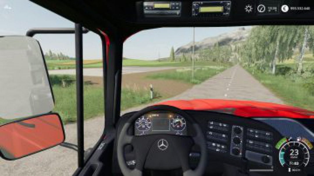 FS19 Mercedes Zetros Red v1.0 Beta