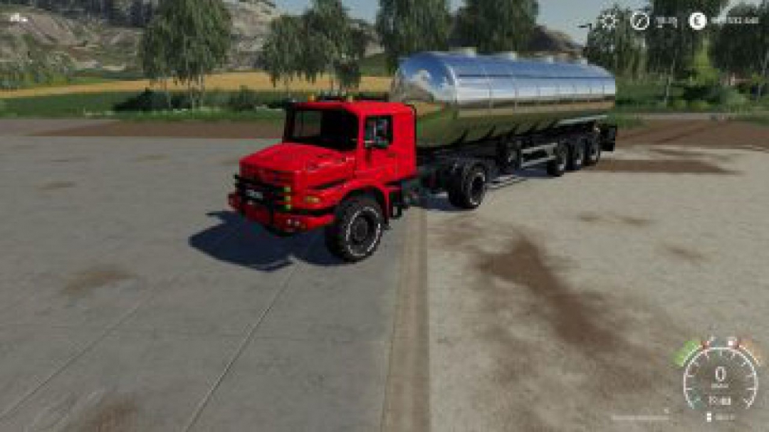 FS19 Mercedes Zetros Red v1.0 Beta