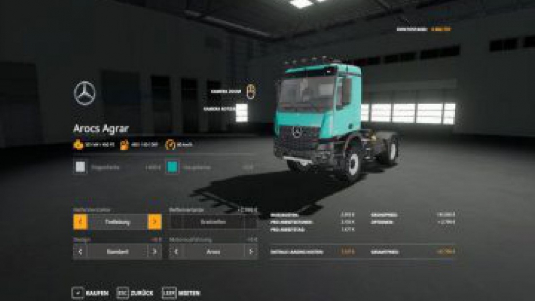 FS19 Mercedes Arocs Agrar v1.0.0.0