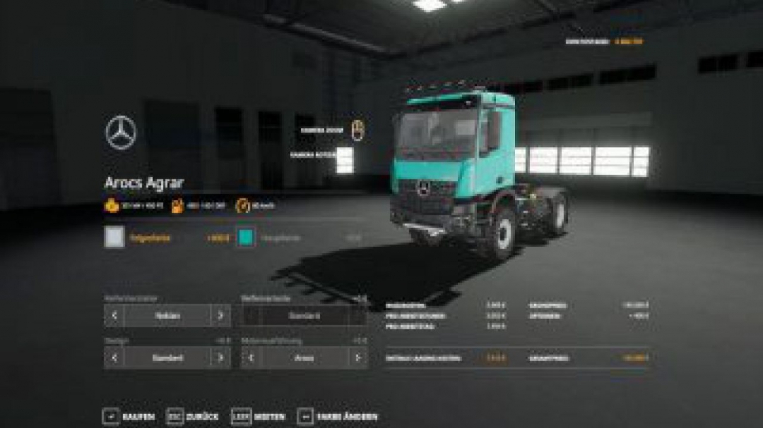 FS19 Mercedes Arocs Agrar v1.0.0.0