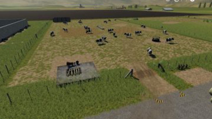 FS19 PLACEABLE OPEN RANGE COW PASTURE V1.0 category: objects