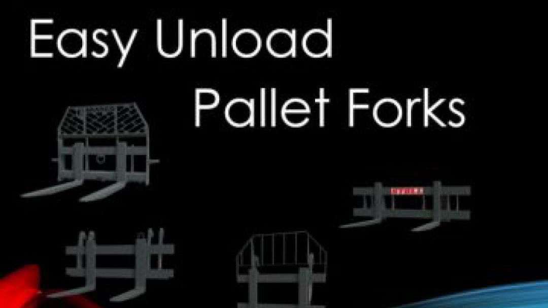 FS19 EASY UNLOAD PALLET FORKS V1.0