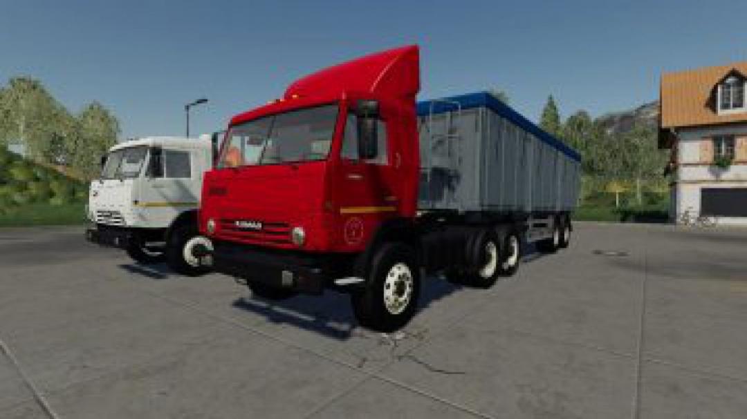 FS19 KAMAZ 53212 + SEMI TRAILER V1.0.0.3