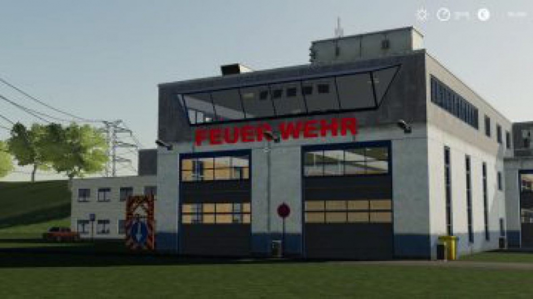 FS19 FIRE STATION COMPLETELY NEW CONSTRUCTION V1.0