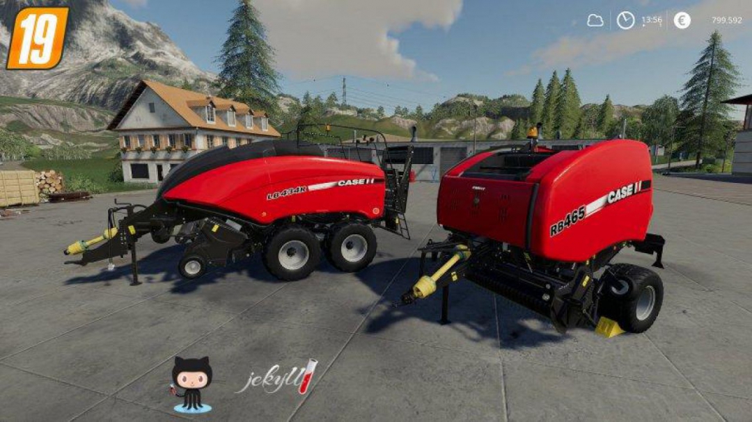 FS19 CASE IH BALER PACK