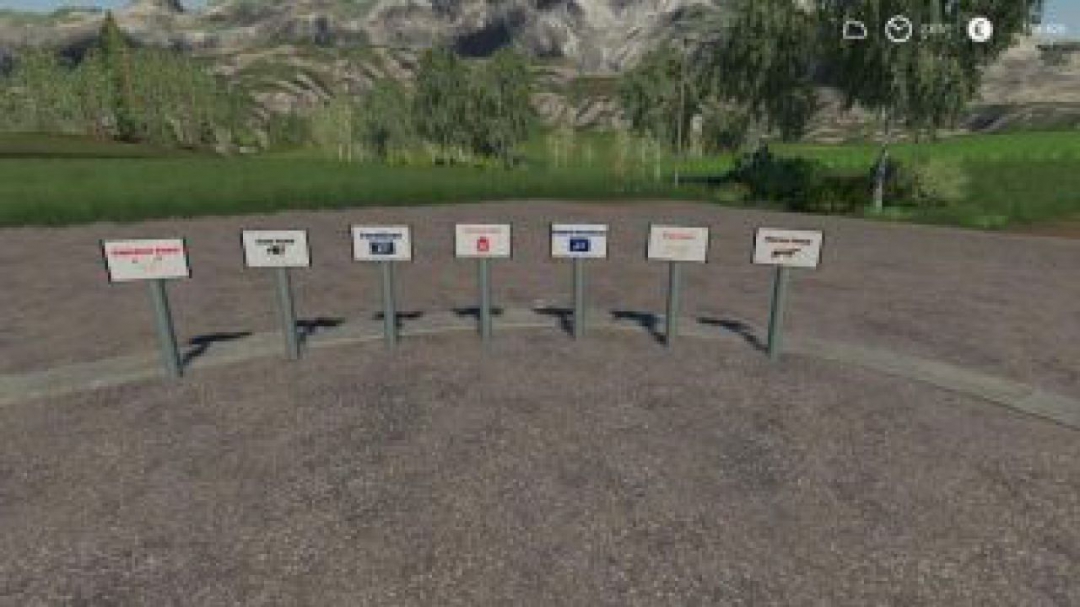 FS19 SIGNS V1.2.0