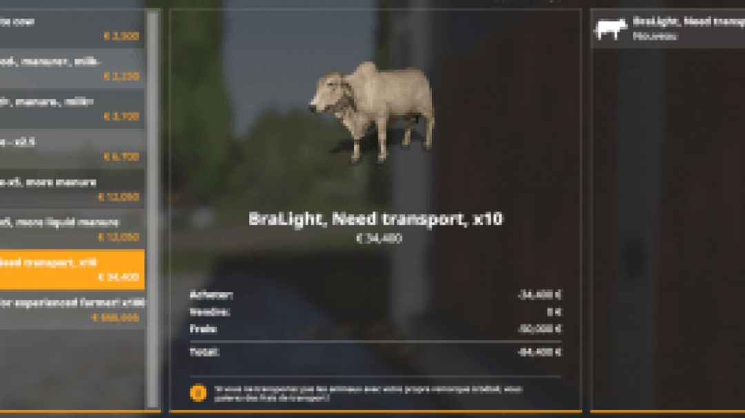 FS19 Animal Species