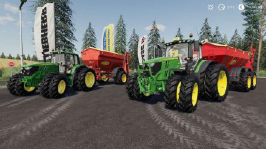 FS19 JOHN DEERE 6R – 6M + BREDAL K105 – K165 V1.0