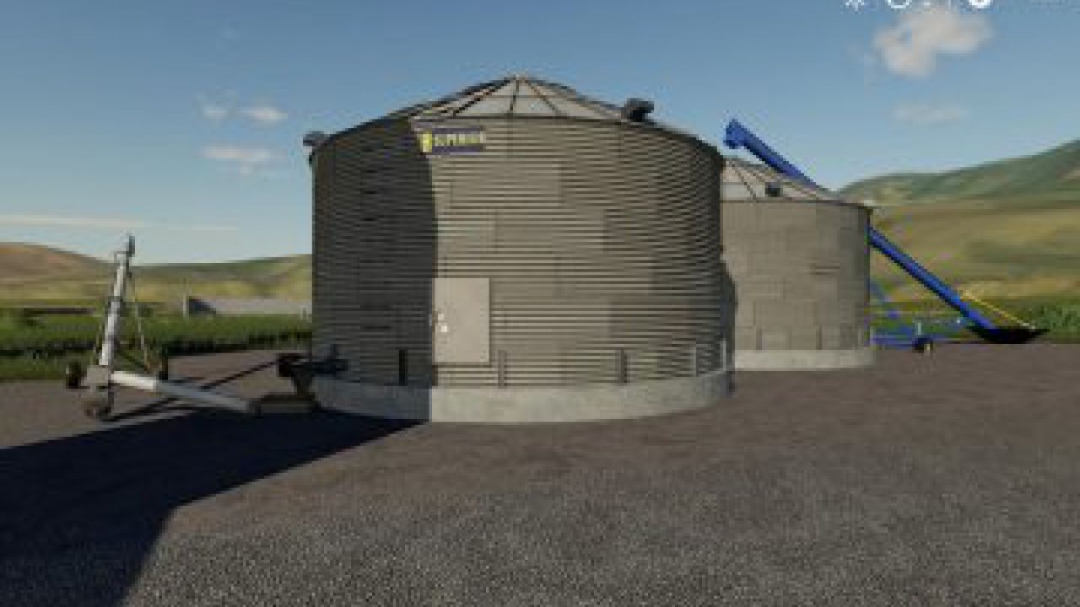 FS19 PLACEABLE GRAIN SILO SYSTEM V1.1