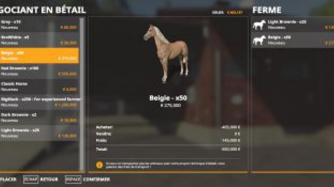 FS19 ANIMAL SPECIES V1.1