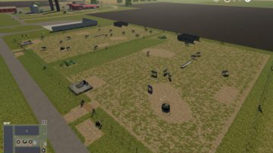 FS19 PLACEABLE OPEN RANGE COW PASTURE V1.0