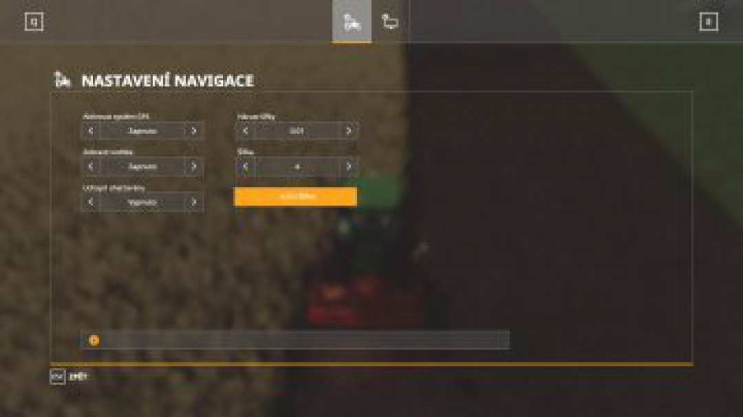 FS19 GPS MODE IN CZECH + INSTRUCTIONS V1.0