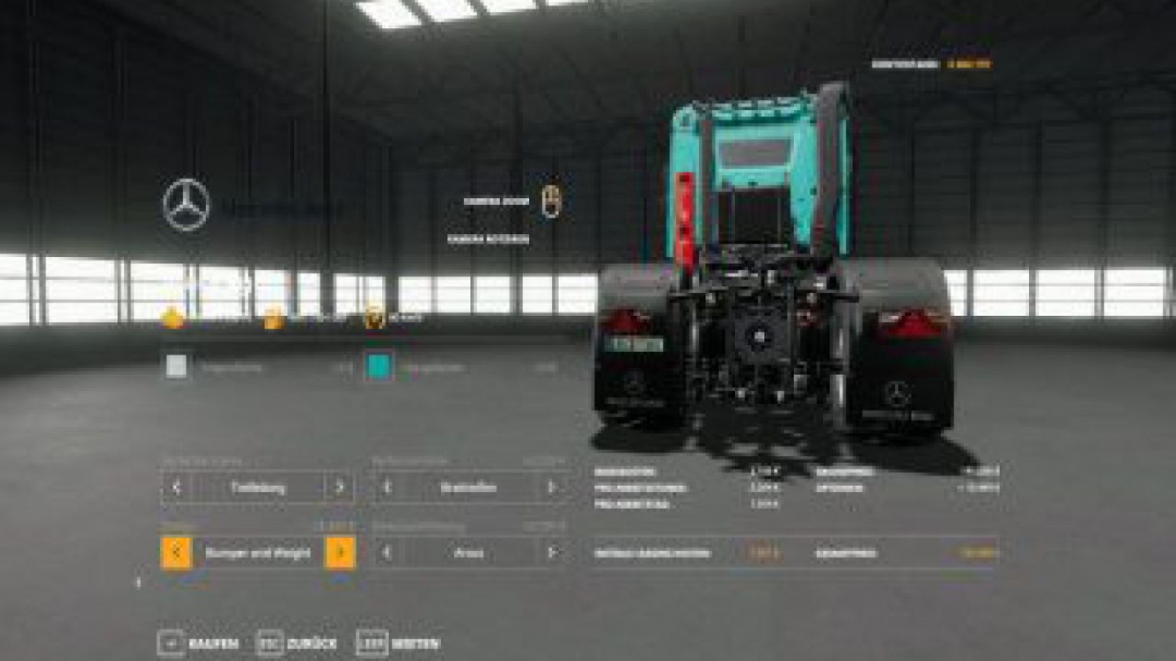 FS19 Mercedes Arocs Agrar v2.0