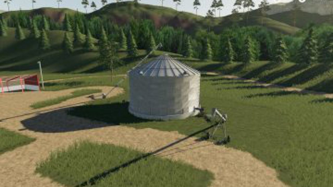 FS19 Placeable single grain silo v1.0