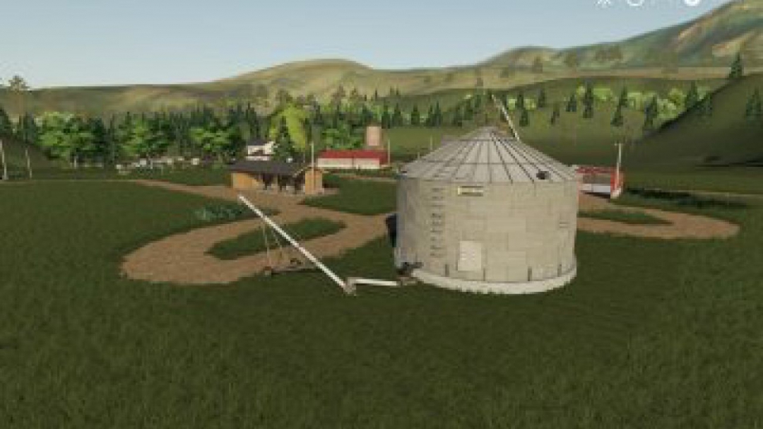 FS19 Placeable single grain silo v1.0