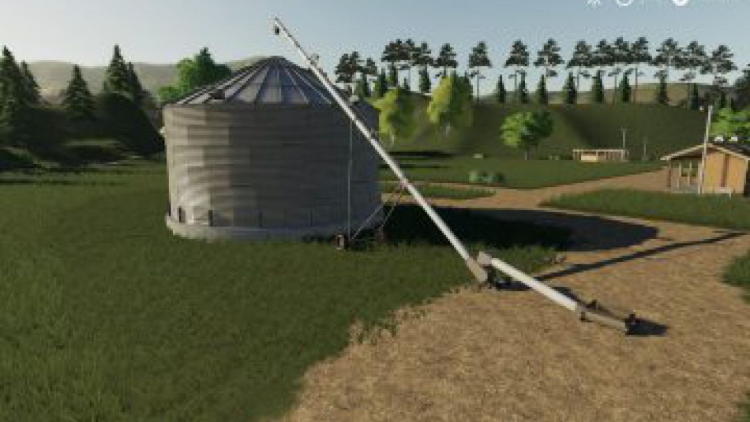 FS19 Placeable single grain silo v1.0