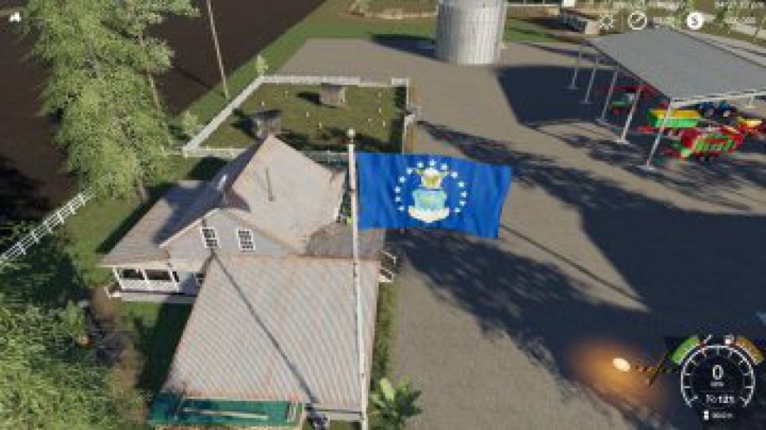 FS19 USA Air Force Flag v1.0.0.0