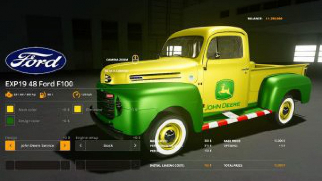 FS19 1948 Ford F100 service truck v1.0