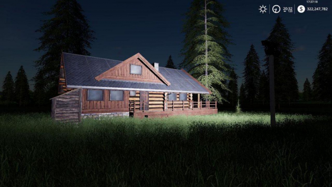 FS19 Log Cabin v1.0.2