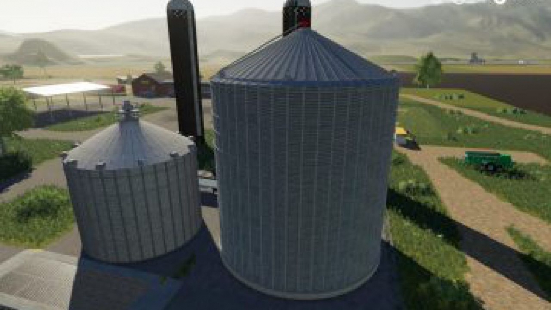 FS19 Placeable large grain bin extension v1.0