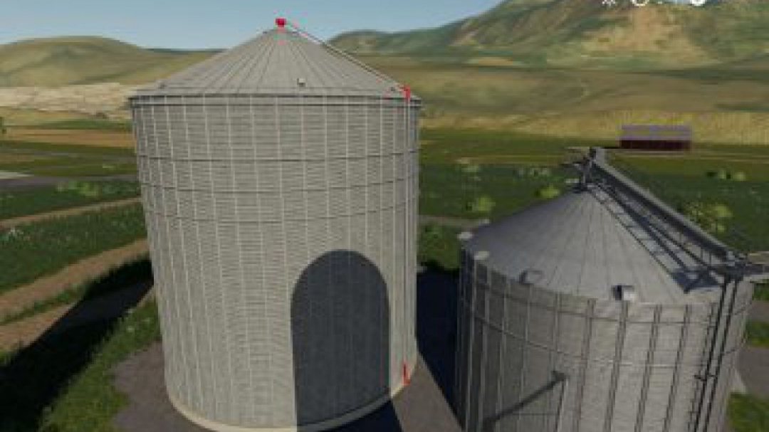 FS19 Placeable large grain bin extension v1.0