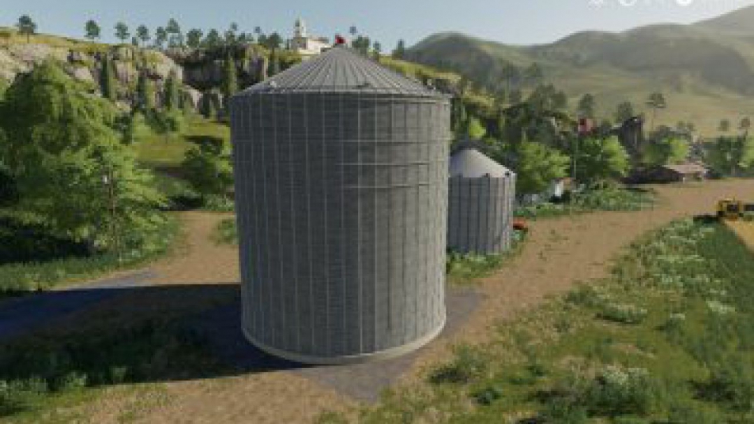 FS19 Placeable large grain bin extension v1.0