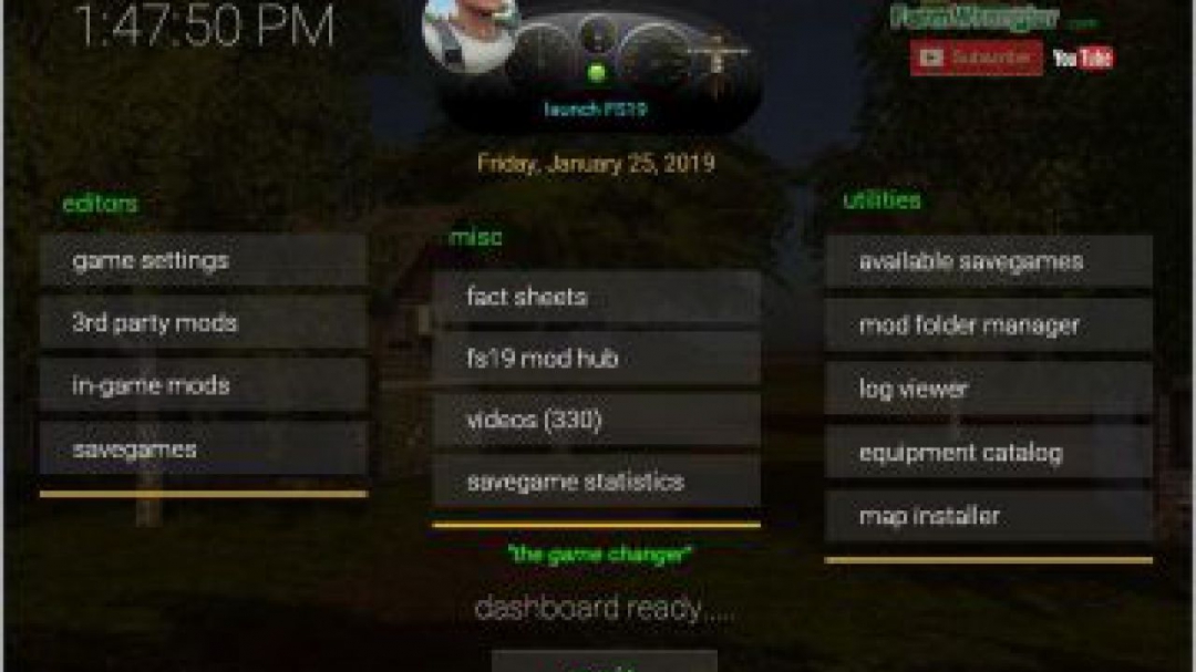 FS19 Dashboard v1.5