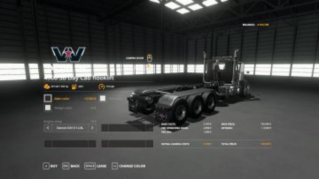 FS19 Western Star 4900 daycab Hooklift v1.0.0.0