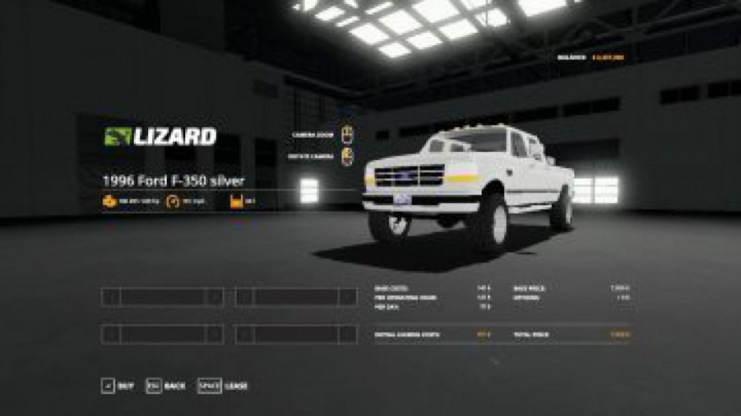 FS19 1996 f350 silver v1.0