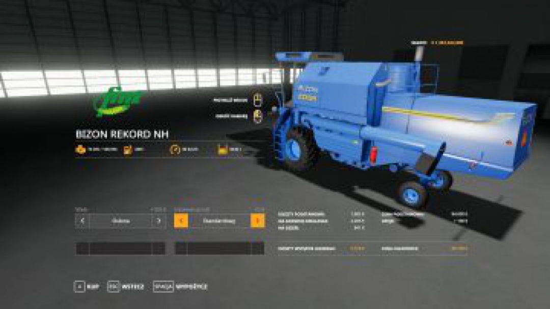 FS19 Bizon Rekord Z058 NH DIY v1.0.0.0