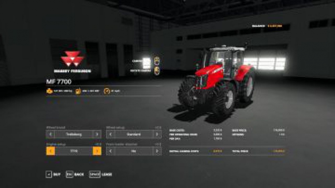 FS19 Massey Ferguson 7700 v1.0