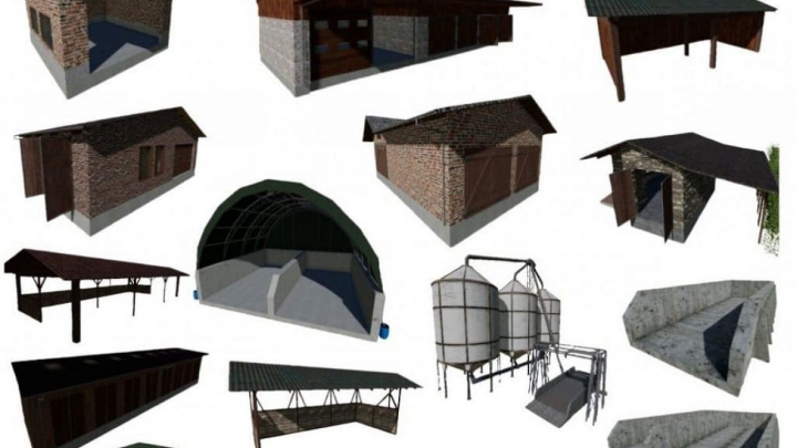 Trending mods today: FS19 Pack Buildings