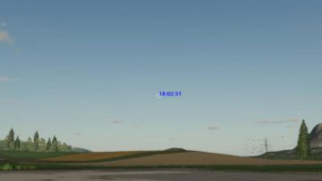 FS19 RealClock Mod v1.1.0.0