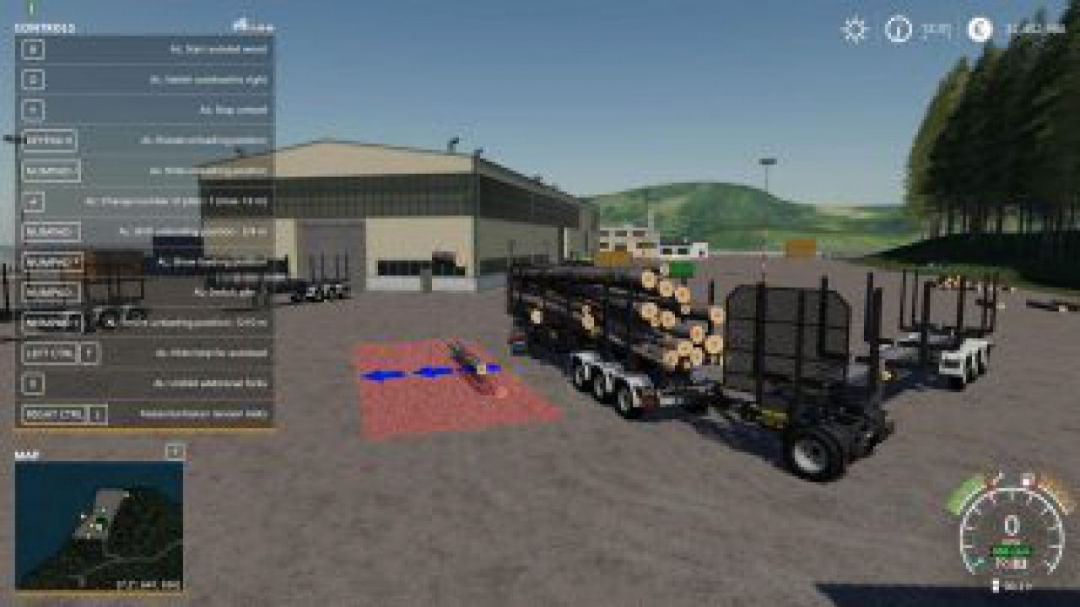 FS19 Timber Runner Wide With Autoload Wood v1.2