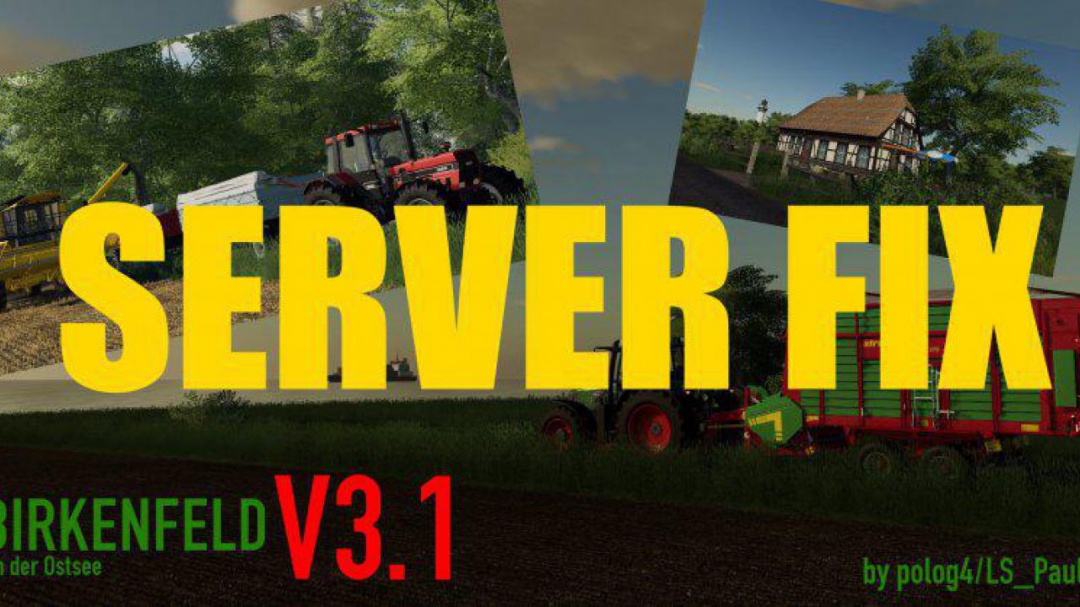 FS19 Birkenfeld an der Ostsee Server FIX v3.1