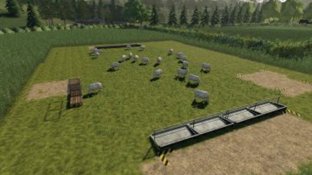 FS19 Placeable open range sheep pasture v1.0