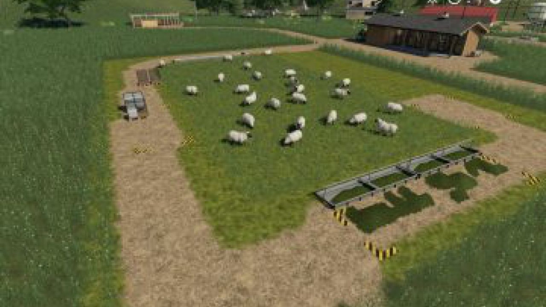 FS19 Placeable open range sheep pasture v1.0