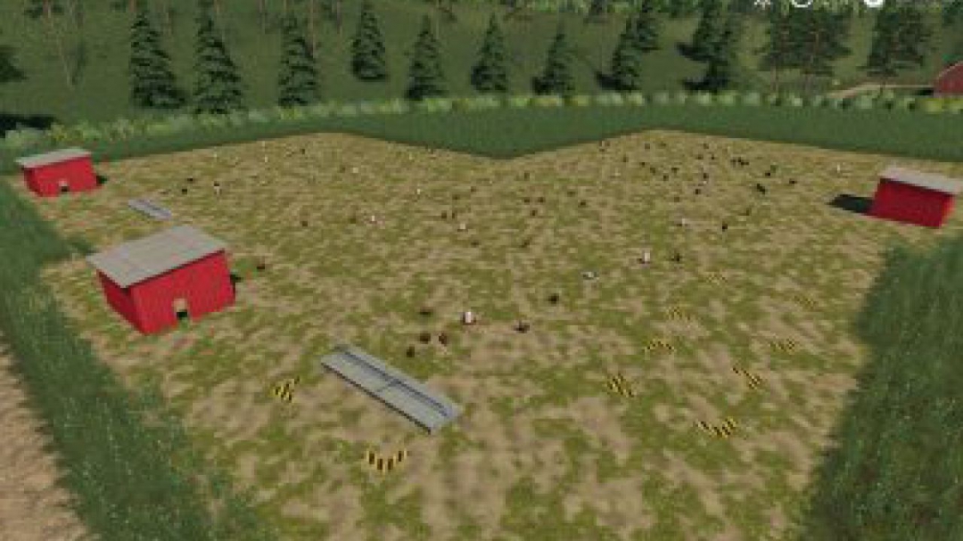 FS19 Placeable Free Range Chickens v1.0