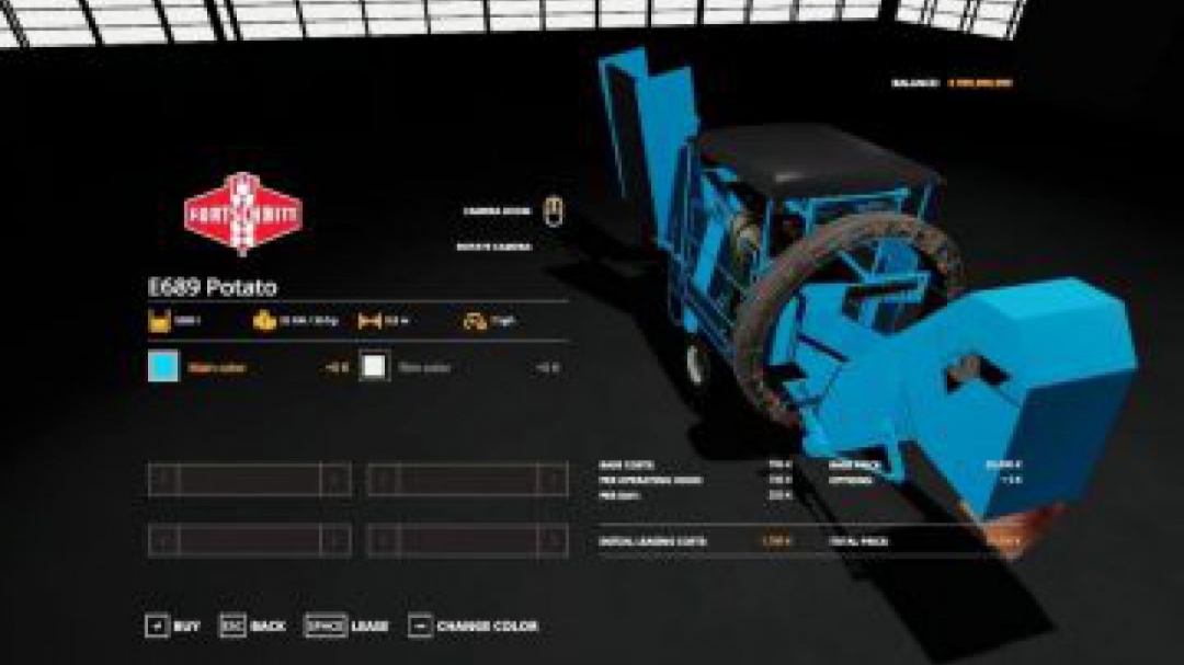 FS19 Fortschritt K689 Potato Combine