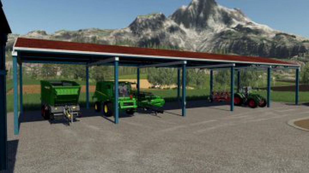 FS19 Vehicle shelters v1.0.0.0