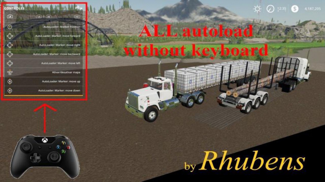 FS19 ALL autoload fully operational without keyboard v2.0